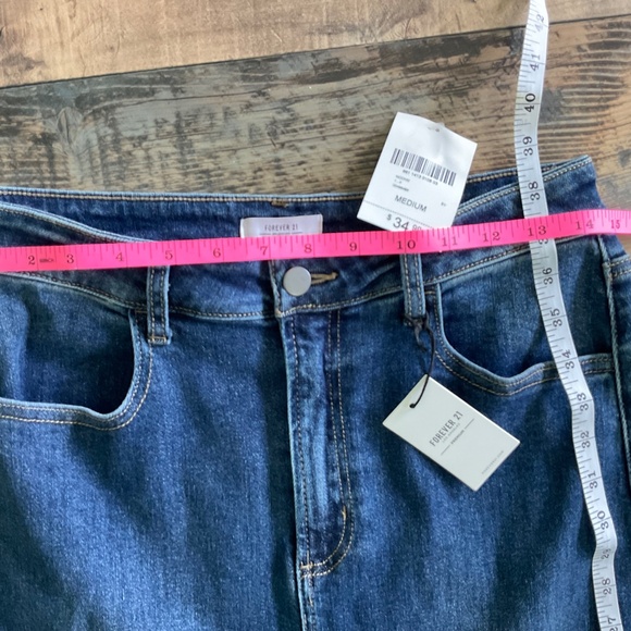 NEW Forever 21 Long Maxi Denim Skirt Size: Medium - Picture 4 of 6